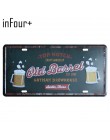 Nueva venta caliente Placa de grupo de cerveza placa de Metal coche número lata signo Bar Pub café decoración para el hogar Meta