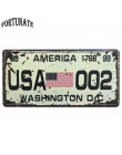 Nueva placa de Metal de coche de Estados Unidos Vintage decoración para el hogar signo de lata Bar Pub cartel metálico decorativ