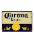 Placa libre de cerveza fría de hielo Vintage Metal estaño signos Bar Pub Plato decorativo Bar Pub Club decoración whisky Corona 