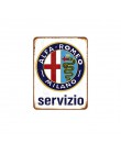 Placa de Moto Servizio placas de Metal Vintage señales decorativas de coche pegatinas de pared de gasolina venta de neumáticos p