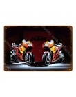 Motor de carreras KTM Metal signos clásico de la motocicleta cartel Vintage Placa de pintura de pared pegatinas para Bar Pub cas