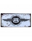 USA Vintage Metal lata señales Ruta 66 coche número placa cartel Bar Club pared garaje decoración del hogar 15*30cm A133