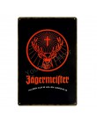 Bebida de Alcohol jabermeister cabeza de ciervo póster adhesivo mural clásico hogar Bar decoración Vintage Metal placa whisky vi