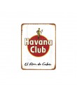 Havana Club placa Italia cerveza Martini Vintage placas de Metal Barra de cafetería pub señal decorativa pegatinas de pared arte