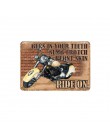 Cartel de Metal para motociclista, Vespa, placa Retro, placa de pintura, placa, Pub, Bar, garaje, decoración, Vintage, estaño, s