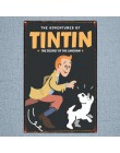 Tintin Cartoon película lata signo placa de Metal pintura de hierro niños habitación pared Bar Café hogar arte decoración 30X20C