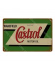 Wakefield Castrol Motor aceite Metal estaño signos pared placa arte Vintage cartel pintura placa estación de servicio Pub Club g