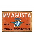 Garaje de coches Vintage Metal estaño signos Vespa placas decorativas Mac camiones pegatinas de pared motocicleta cartel decorac