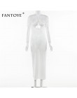 Fantoye Sexy ver a través de gasa vestido largo mujer Casual blanco de manga corta ropa de playa cubre vestido ceñido al cuerpo 