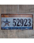 Hohappyme placas para automóviles americanos número Placa de licencia de ee.uu. Placa de garaje Metal estaño signo Bar decoració