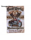 Retro BSA motos oro estrella placa de Metal Norton Scouts estaño cartel póster clásico de Metal garaje Club Pub decoración de pa