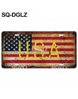 [SQ-DGLZ] placa de matrícula de ciudad Popular de Estados Unidos decoración de pared de América del Norte signo de estaño Vintag