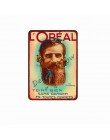 Vintage barbería Metal Poster Café Bar Pub Placa de letrero de estaño corte de pelo Retro y afeitado barba planchas de hierro Im