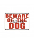 [Mike86] CUIDADO DE el perro guardián En advertencia peligro de Metal estaño signo placa de pared cartel pintura decoración de N