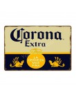 Corona Extra cerveza cartel Metal lata signos Retro pegatinas de pared para Bar Pub café decoración arte placa Vintage decoració