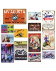 Vespa electromble Metal Signs Ariel MV Agusta Motor coche hierro cartel Pub decoración de paredes para Bar motocicletas decoraci