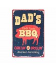 DAD'S BBQ mejor carne Retro placa decoración de pared para Bar Pub cocina hogar póster clásico de Metal placa Metal signos Placa