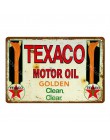 Retro Vintage garaje hogar Decoración Mobil Texaco Champion Gas Oil NGK BP pegatinas decoración hierro Retro estaño Metal placas