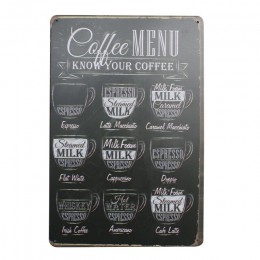 Nuevo café es siempre cartel Vintage señales de Metal decoración del hogar Vintage señales de estaño para pub placas decorativas