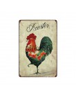 [Mike86] los pollos felices ponen más huevos signo de Metal Home Store decoración de la granja Retro póster para muro de animale