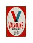 Vintage Mobil aceite de Motor estaño signos cartel Metal ELF STP Valvoline Auto de la motocicleta de gasolina garaje tienda casa