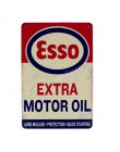 Vintage Mobil aceite de Motor estaño signos cartel Metal ELF STP Valvoline Auto de la motocicleta de gasolina garaje tienda casa