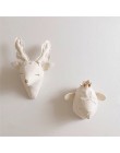 Nueva cabeza de ciervo de peluche trofeo de pared para guardería casa de invitados peluche Animal bebé niño dormitorio decoració
