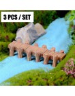 Mini faro agua puente figurines en miniatura artesanías de hadas para jardín Gnomo Moss Terrario de regalo DIY adorno decoración