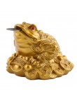 Feng Shui sapo dinero suerte fortuna y riqueza chino de rana, sapo moneda hogar Oficina Decoración de mesa decoración regalos de