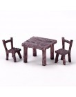 4 estilo silla Mini casa decoración miniaturas de jardín de hadas adornos figuras DIY juguetes acuario/casa de muñecas y accesor