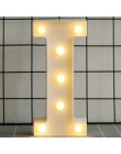 Luminoso LED letra luz de noche lámpara letra del alfabeto inglés o número boda fiesta decoración Navidad decoración del hogar A