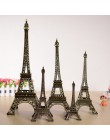 5 cm-48 cm antigüedades bronce tono Curio París Torre Eiffel estatuilla estatua de artesanías de Metal modelo Vintage decoración