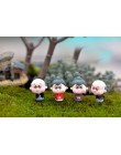 2 uds. Mini figuras de bailarines de los padres de resina miniaturas artesanales decoración de jardín de hadas terrario para bon