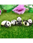 4 unids/set lindo Panda musgo Micro Terrario de paisaje figurita decorativa resina divertida Panda bebés ornamento Hada en minia