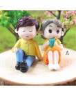 1 Juego Mini taburete parejas de muñecas Jardín de hadas miniaturas decoración casa de muñecas/terrario figuras de acción figuri
