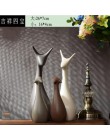Figuras de cerámica modernas simples adorno de sala de estar decoración de muebles para el hogar artesanías Oficina Accesorios d