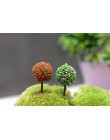 5 uds Mini jardín decoración resina árbol Terrario de jardín de hadas figurines en miniatura s árboles decoración de jardín