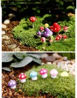 20 piezas setas hadas de figuras para terrarios jardín miniaturas fiesta jardín Mini hongo jardín resina ornamento artesanía dec