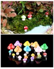 20 piezas setas hadas de figuras para terrarios jardín miniaturas fiesta jardín Mini hongo jardín resina ornamento artesanía dec