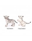 20 estilo zoológico simulación Tigre elefante ciervo leopardo plástico bosque modelado de animales salvajes juguetes estatuilla 