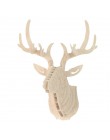 Urejk 3D madera DIY Animal cabeza de ciervo modelo de arte hogar Oficina colgante de pared decoración almacenamiento soportes es