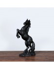 Resina artesanías caballo estatua accesorios de decoración del hogar estatua de ornamentos y escultura ventana Exhibición regalo