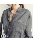Chemisier Femme Mujer Tops moda 2018 otoño Lino camisa blanca mujer Blusa de manga larga Mujer coreana ropa rupas Femininas