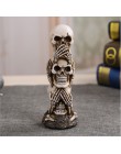 Envío Gratis resina artesanal calavera humana estatua de alta calidad creativa estatua regalo decoración del hogar cráneo humano
