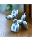 Lindo pequeño globo perro estatuas resina escultura artesanías regalos moda pastel hornear fiesta postre decoración del hogar or