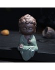 Pequeñas estatuas creativas de Buda Tathagata budista Linda Arena de Buda té de cerámica accesorios para mascotas budha ornament