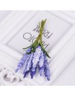 10 unids/lote Mini flores artificiales de lavanda PE para la decoración del hogar de la boda artesanía de regalo DIY corona de n