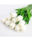 1 Uds flores artificiales tulipanes tacto Real artificiales para decora ramo de flores para el regalo del hogar flores decorativ