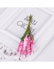 10 unids/lote Mini flores artificiales de lavanda PE para la decoración del hogar de la boda artesanía de regalo DIY corona de n