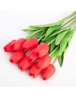 1 Uds flores artificiales tulipanes tacto Real artificiales para decora ramo de flores para el regalo del hogar flores decorativ